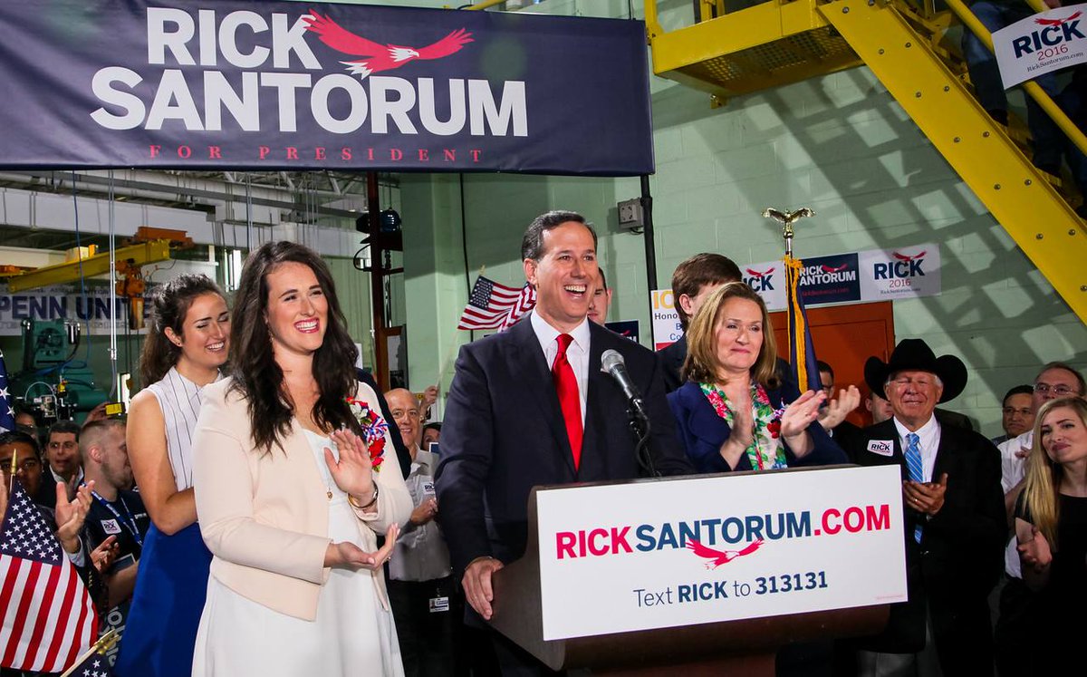 Together, we can restore the American Dream for hardworking families. #RICK2016 ow.ly/PpIgf
