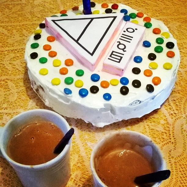 mariu7moon's tweet photo. Happy birthday to me!! My friends make me this! 😍❤💙💛💜💚 #MarsCake #Echelon #30stm @JaredLeto @30SECONDSTOMARS http://t.co/jESzoXp0KD