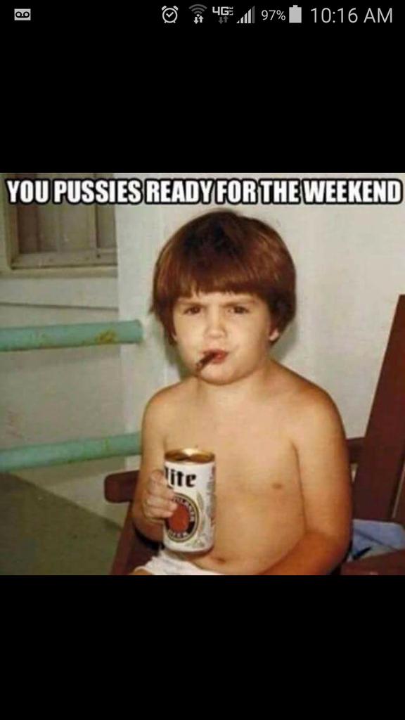 therealwilliamv's tweet photo. Man up round up the squad and get shit done! #ItsTheWeekend http://t.co/8Zv92d2BuF