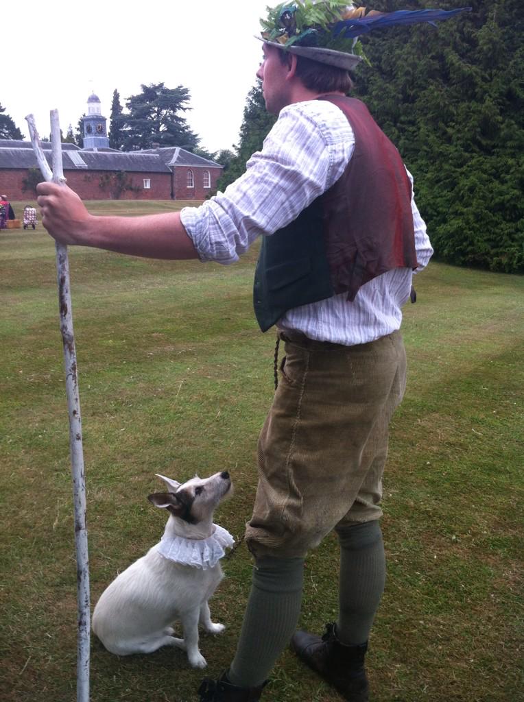 RMoonTheatre's tweet photo. @peterdukes87 And another! #2gentshayfever @ChangelingThe #deafdogjackson #ShakespeareDogs #doggies http://t.co/VaUfOb79qL