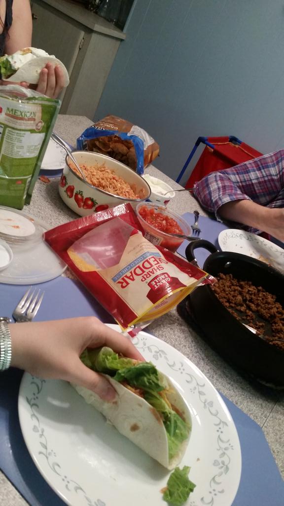 MsKatieHughes's tweet image. Taco night at the #NerdOutpost!