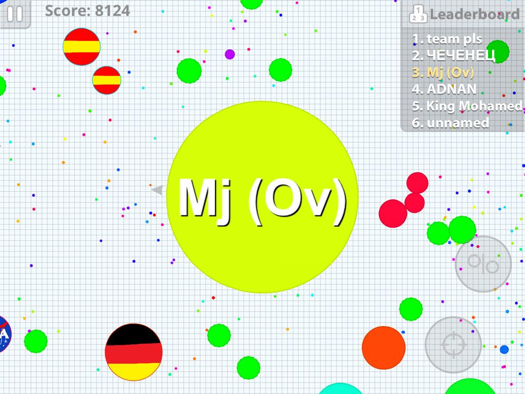 mobusiness33's tweet photo. RT @mjhemmins: @master_ov Flying the flag for #TeamOv in the leaderboards for the Agar.io app! http://t.co/pPS1hkOsX4