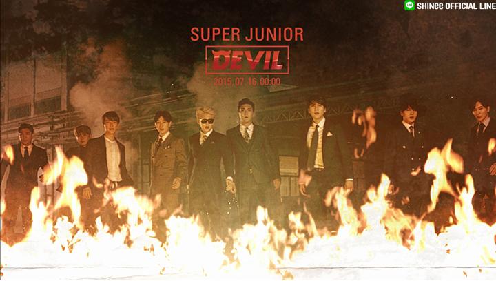 KimJJ03's tweet photo. LINE Update with Super Junior new album 'Devil' [New PICT] http://t.co/54vvWPl7U2