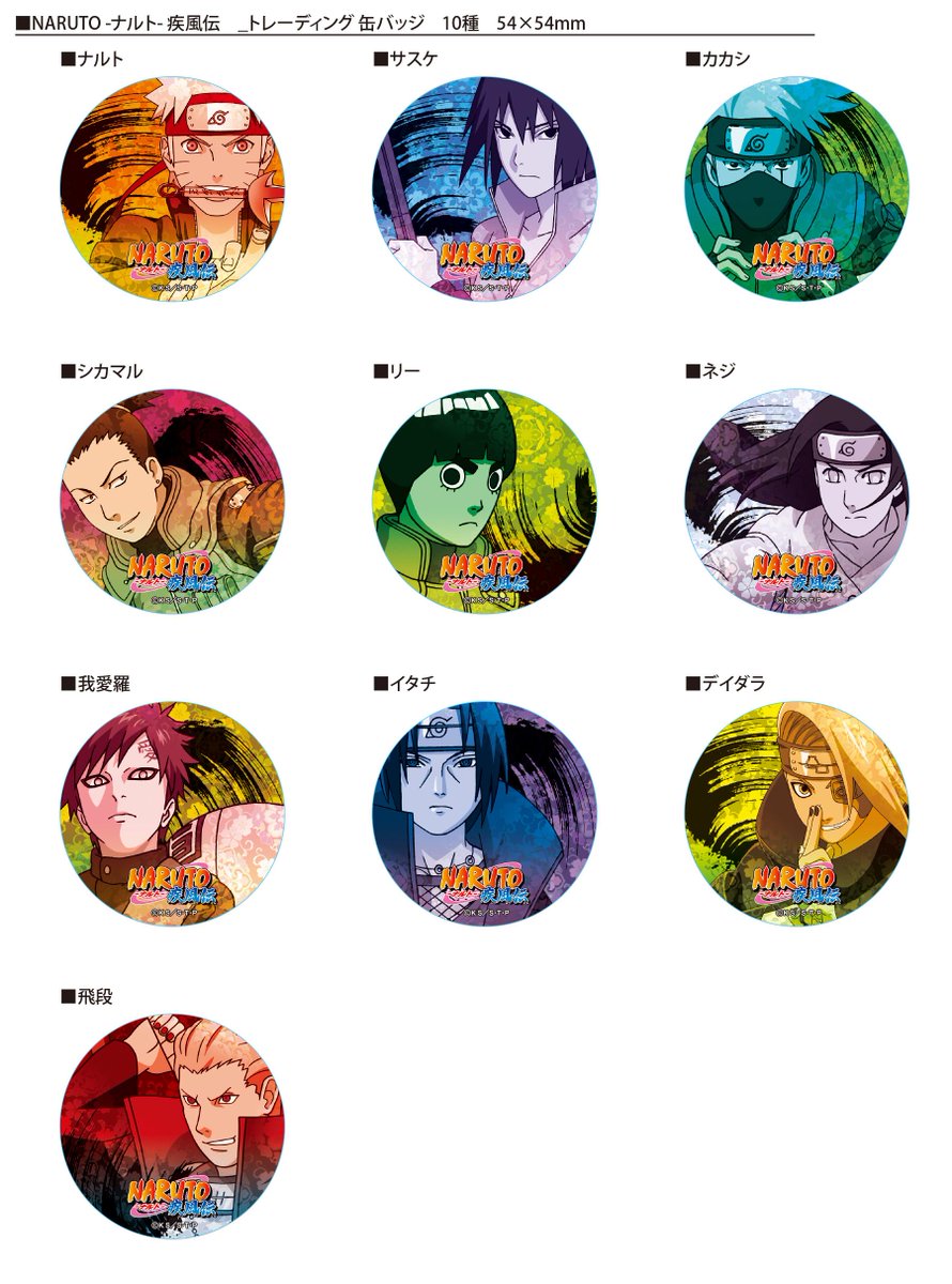 アニメガ ソフマップ 天神1号館 على تويتر Narutoグッズ情報 続きまして Naruto ナルト 疾風伝 トレーディング缶バッジ こちらは一パック400円 ラインナップにはグッズが少数しか発売されていない ネジの缶バッジもございます Http T Co 1w59metdsb