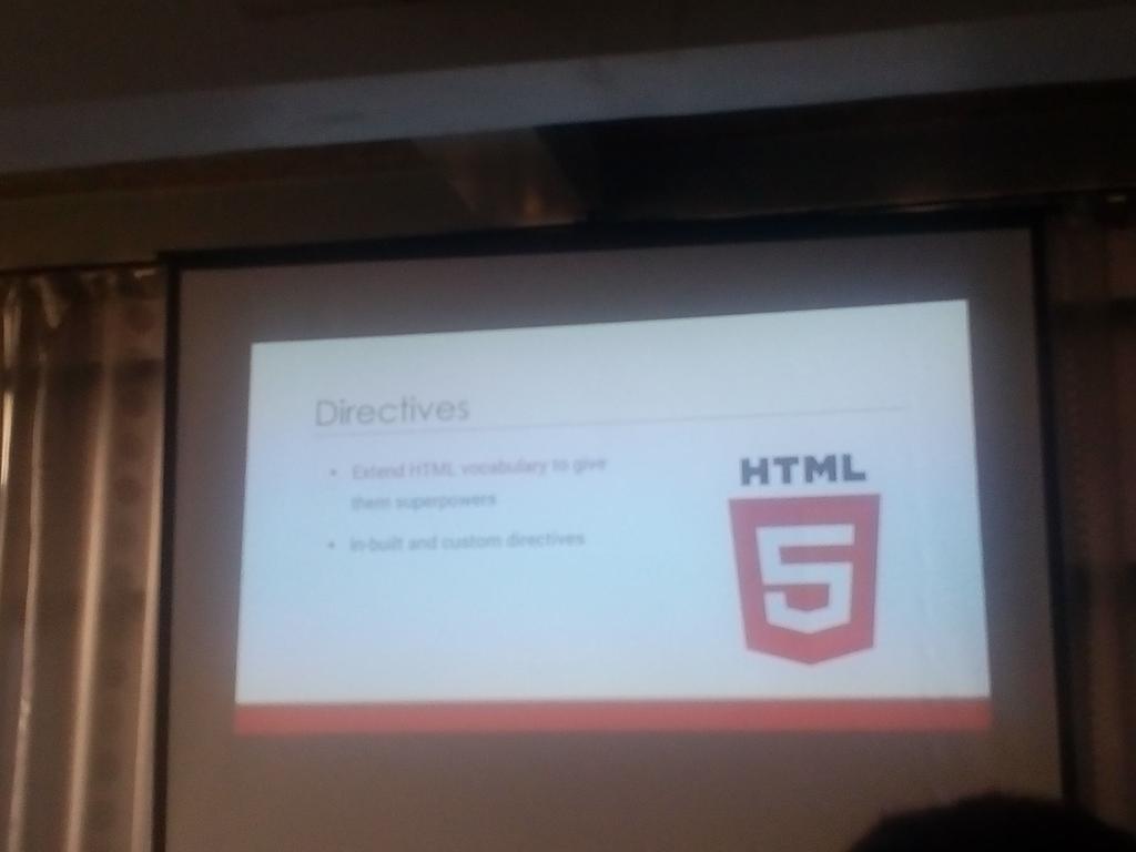 KafleSudip's tweet image. Directives in @angularjs gives superpower to html. @AayushShrestha #ktmjs