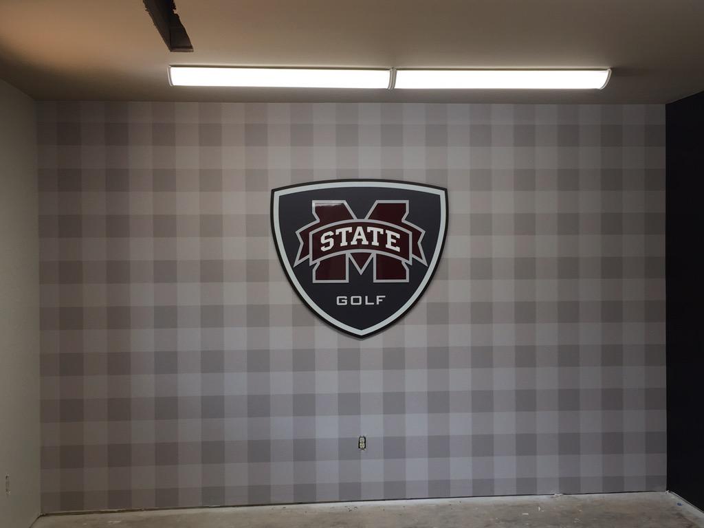 clayhoman72's tweet photo. Pics from the Locker Room, Team Lounge, Fitness Room and Trophy Room. If this doesn't get you excited...! #HailState http://t.co/4sl75RITxp
