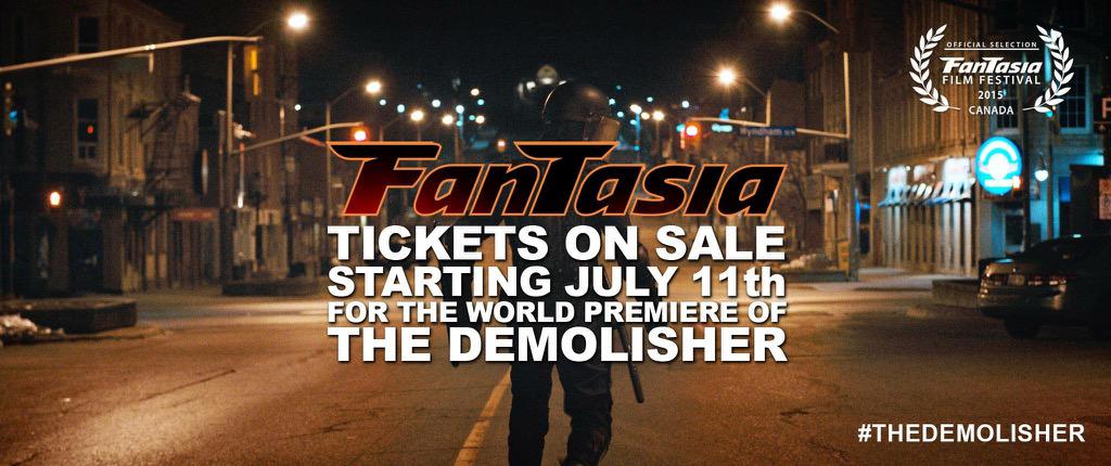 Buy your tickets to witness Montreal get Demolished via <a href="/FantasiaFest/">Fantasia International Film Festival</a> ! July 27th World Premiere of The Demolisher.