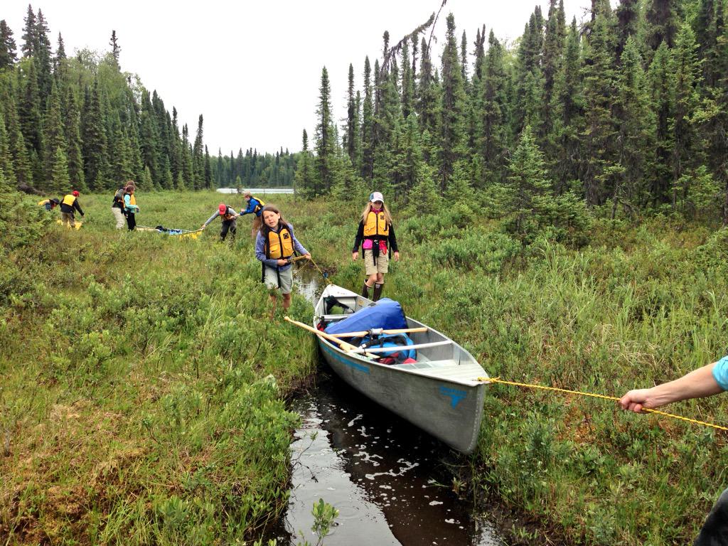 Just got back from 3 days in the #Alaskan #backcountry w/ 7 middle schoolers. Couldn't ask for a better group!