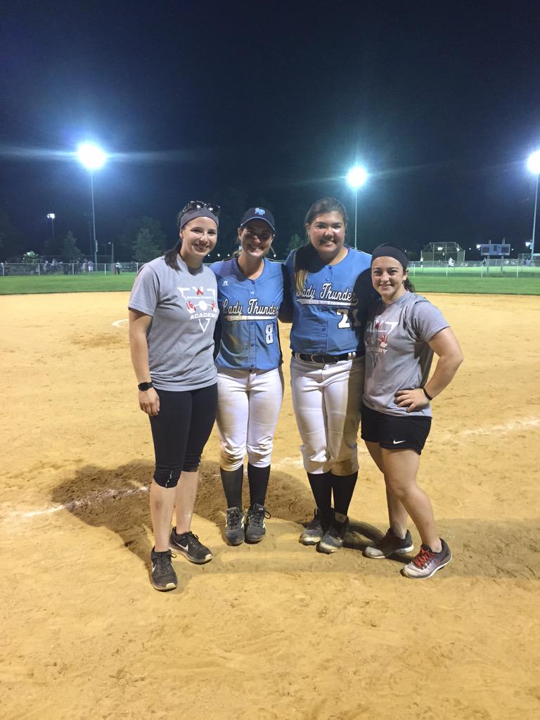 LT_SOFTBALL's tweet photo. Our 2016's @annieflego @taylorrrbell in Inferno Tourn AllStar Game! @AlabamaSB alum coaches @RyanIamurri32 @CCReiBo ! http://t.co/MhEFQyzXkS