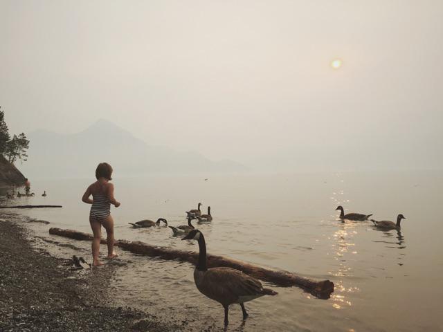 Seaside playdate on the shores of #PorteauCove earlier this week. #Squamish #exploresquamish