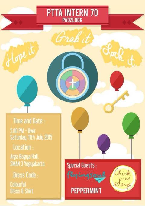 Tonight, Sat July 11th 2015 at PTTA Intern <a href="/Padmanaba_70/">Padmanaba 70</a> Arga Bagya SMAN 3 YK~ let's beat the groove!