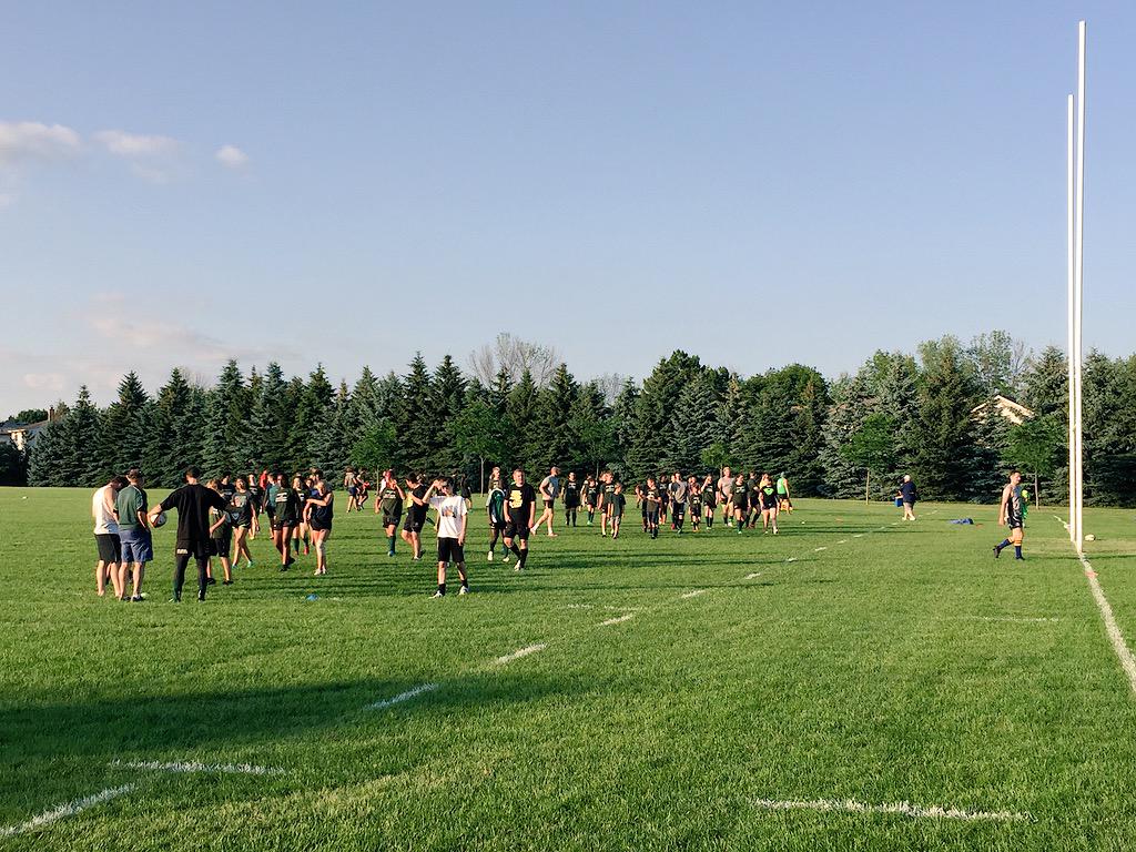 tweetpmo's tweet image. .@timmurdy, @jbaajeff would be proud of young @MarkhamIrishRC members learning the game &amp;amp; having fun. #SmallAreaGames