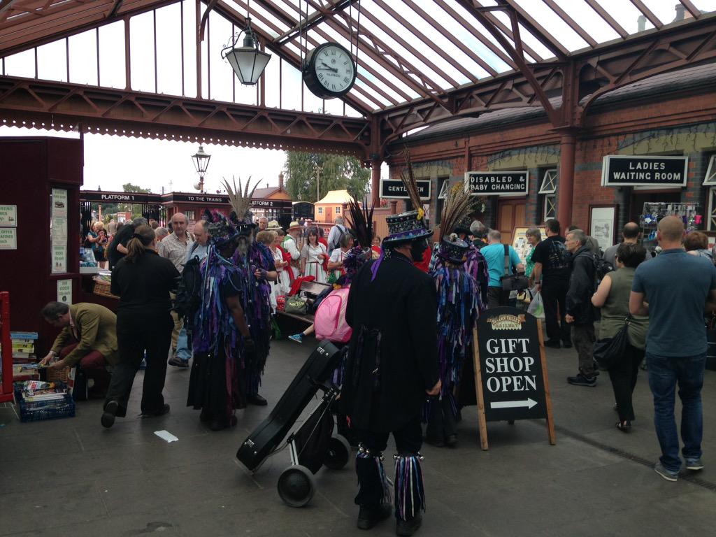 A fine day for a dance out with Silhill Morris on the Severn Valley Railway! <a href="/TheWiddersBM/">The Widders</a>