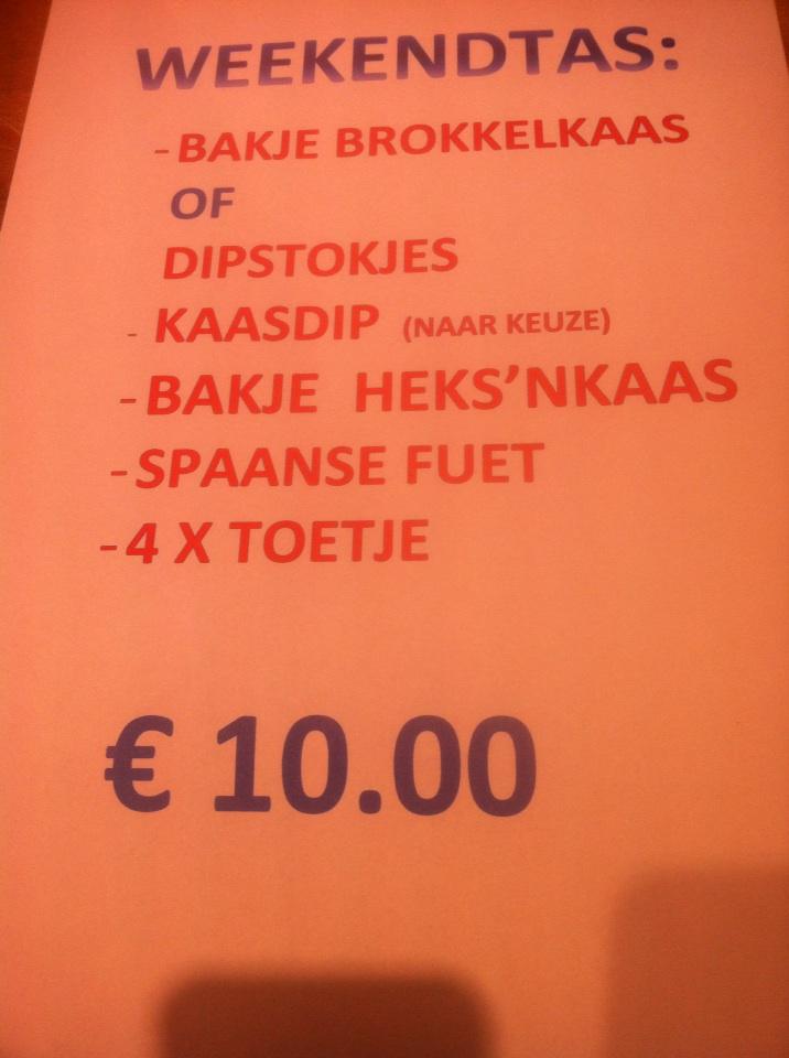 Vandaag nog gauw halen voor t weekend!!