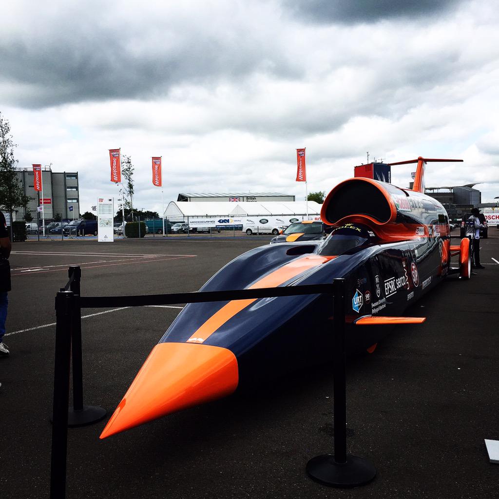 ExeterFS's tweet image. We've got this beauty in the paddock with today @BLOODHOUND_Edu #FS2015 #Silverstone