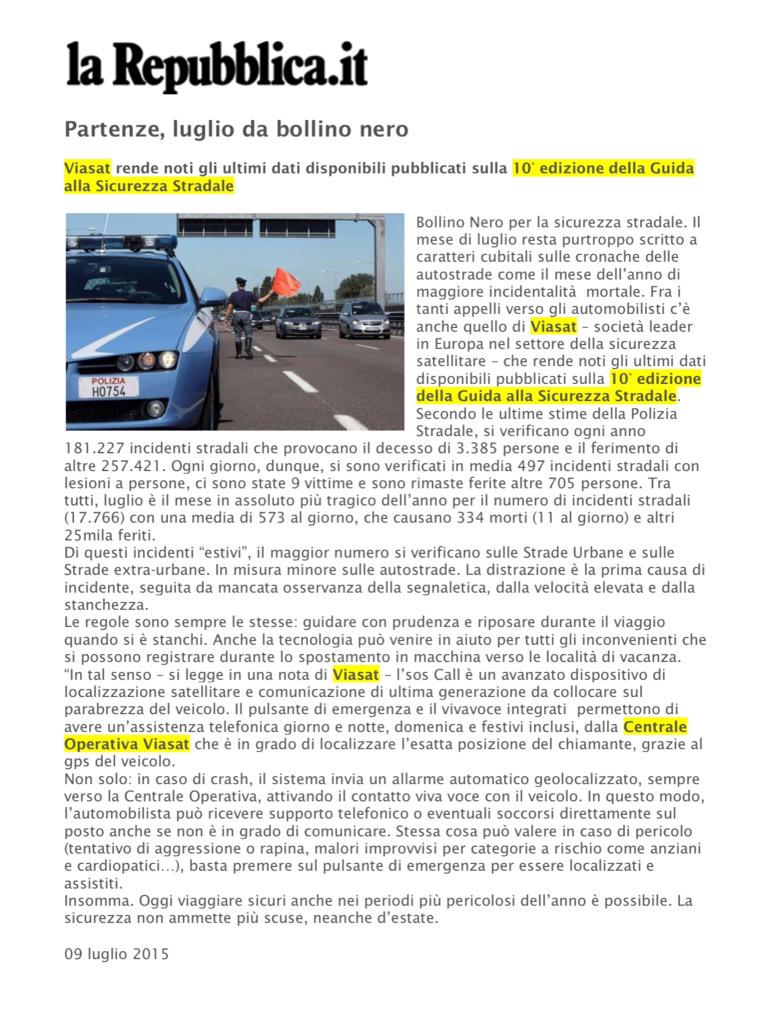 viasatspa's tweet photo. Siamo pronti per il grande esodo?
"Non rischiare, fallo per te e per i tuoi cari"
#SosCall e #ViasatApps: +Sicurezza http://t.co/QTAo4C5jPk