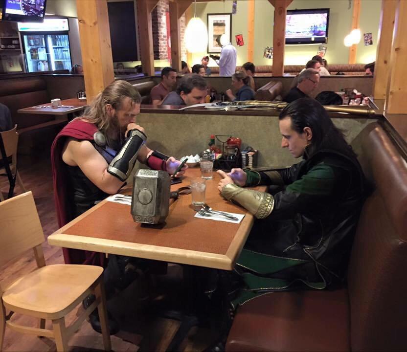 They just wanted a low-key dinner.