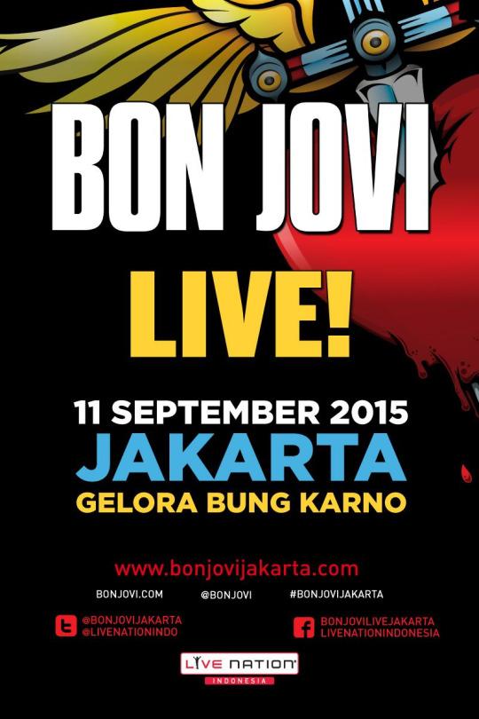 totalberisik's tweet photo. Bon Jovi Live @ Jakarta, Gelora Bung Karno - Jalan Pintu Satu Senayan Jakarta (11 September 2015) http://t.co/yn5bcMLozj
