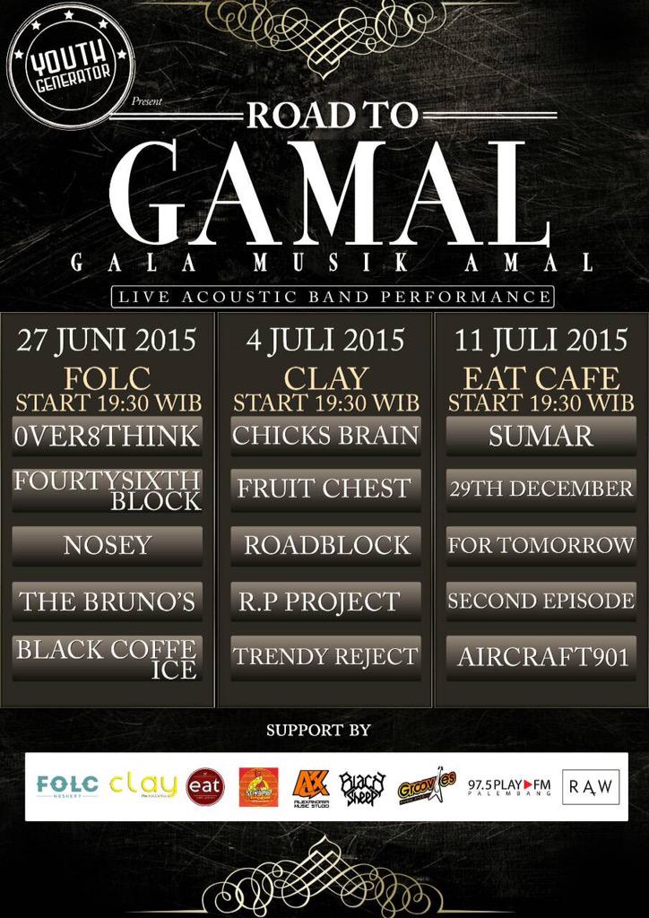 Malam ini, malam terakhir "Road To Gala Musik Amal 2015" yg dipersembahkan oleh <a href="/YouthGenerator_/">Youth Generator</a> !!!
