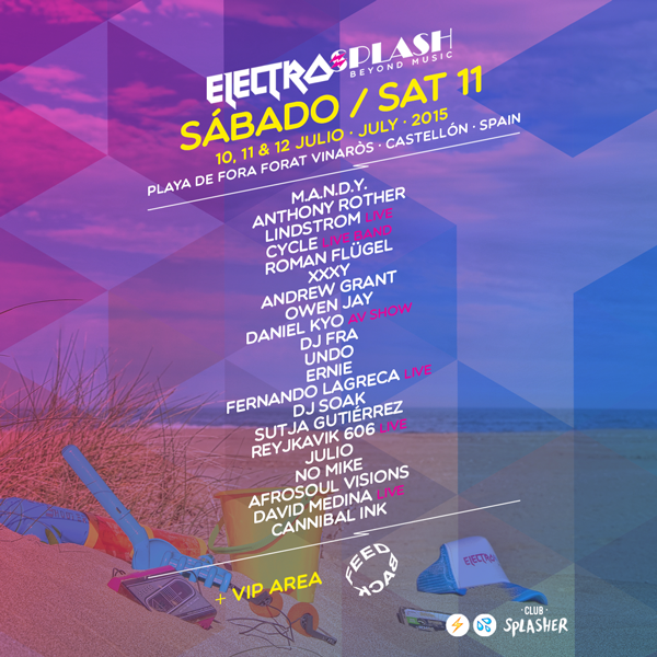 2ª jornada #ElectroSplash. No te pierdas a <a href="/romanfluegel/">Roman Flügel</a> <a href="/feedelity/">Hans-Peter Lindstrøm</a> <a href="/CYCLEROCK/">CYCLE</a> en la Playa Fora Forat de #Vinaròs