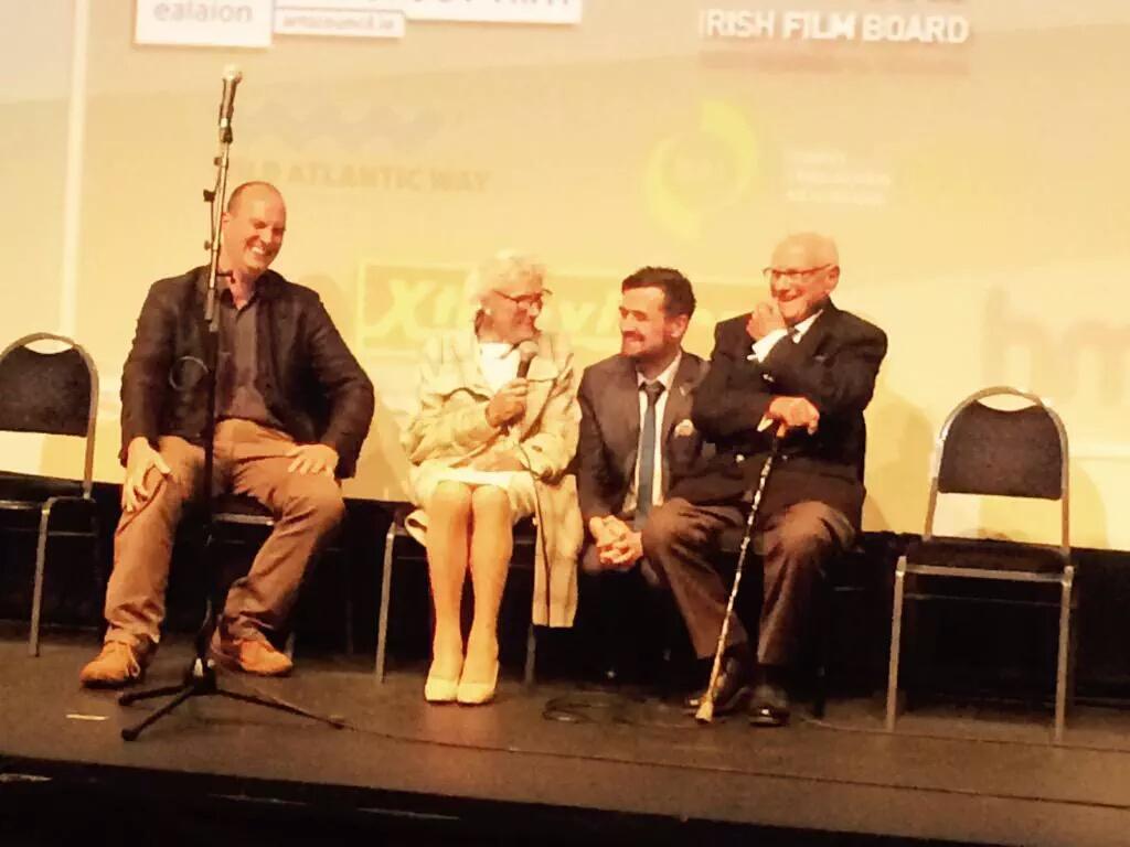 GECinD8's tweet photo. Great reaction to #OlderThanIreland Congrats to Alex, Garry & Colm @SnackBoxFilms @GalwayFilm #fleadh27 http://t.co/w5GgEP7OXQ