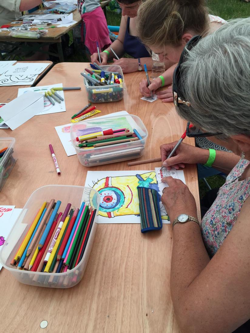 More adults colouring in than beavers!