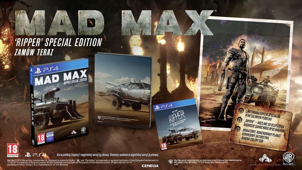 REVIEW: Mad Max Steelbook Ripper Edition (PS4) | ManlyMovie