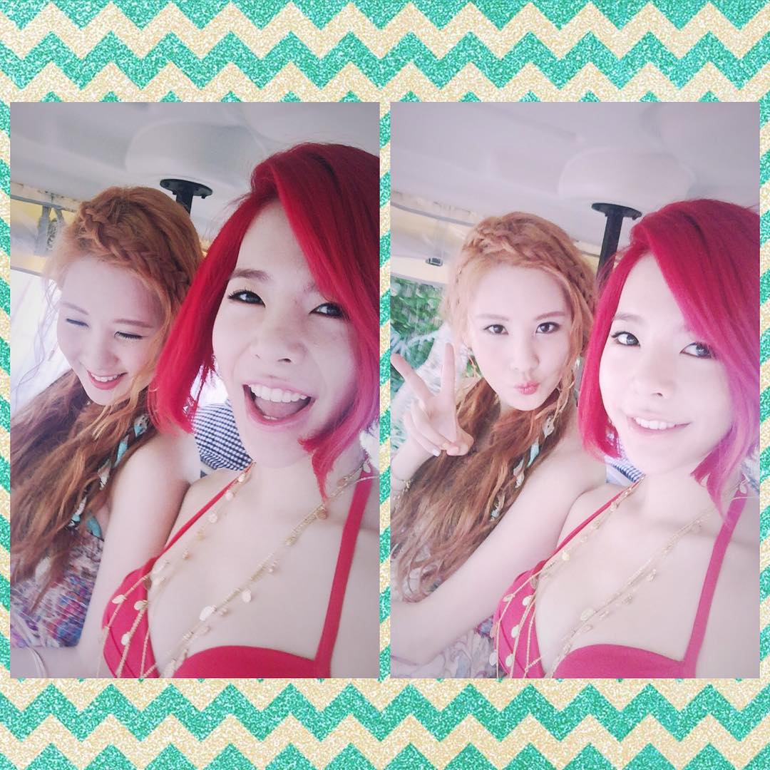 SNSD Sunny Selca with Seohyun