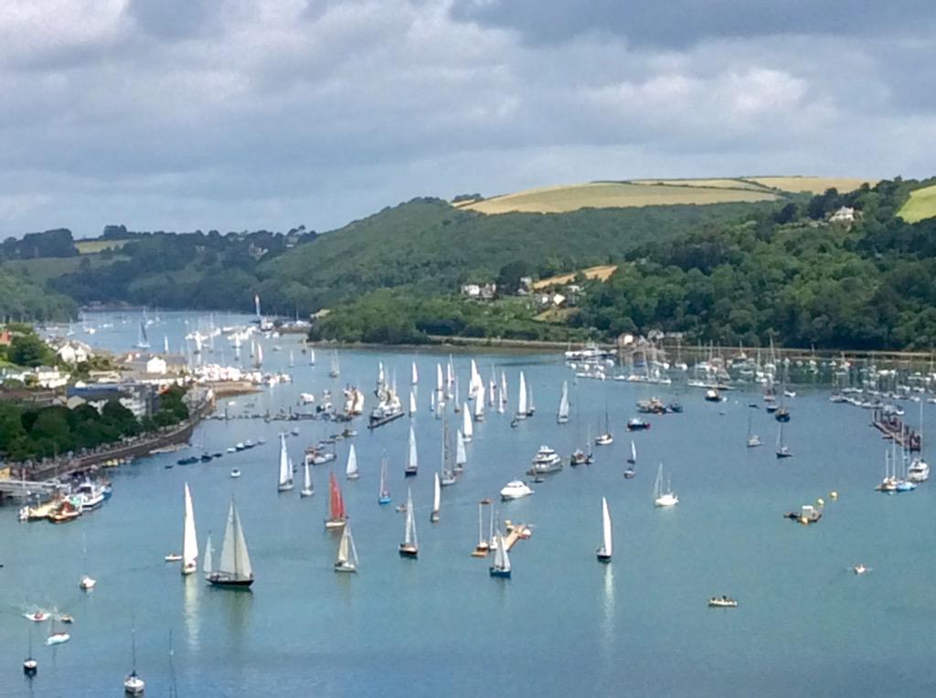 Great times #Dartmouth for Classic Channel Regatta. <a href="/thecraftedempo1/">The Crafted Emporium</a> <a href="/BaxtersGallery/">Baxters Gallery</a> <a href="/YoTravelCandy/">find_travel</a> <a href="/TrevorBranton/">Trevor Branton</a>