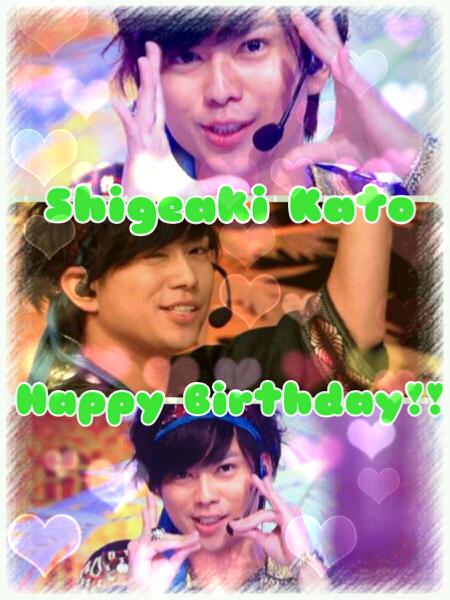 Happy Birthday Shigeaki Kato.  6          w                                            1          