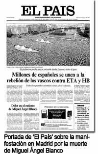 Hoy hace 18 años, ETA asesinó a #MiguelÁngelBlanco. Los socios del matarife gobiernan. La sociedad le ha traicionado.
