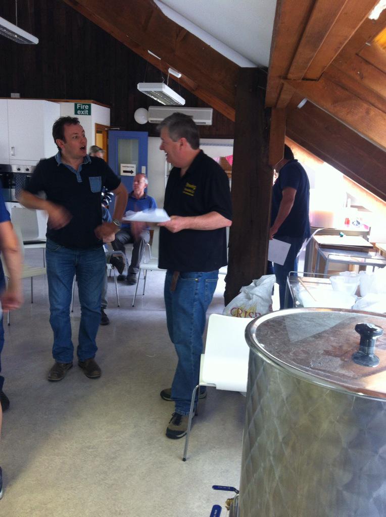 #Brewday underway on our #allgrain #beer #brewing course with Mike <a href="/BrewingVessels/">Brewing Vessels Ltd</a> #beer