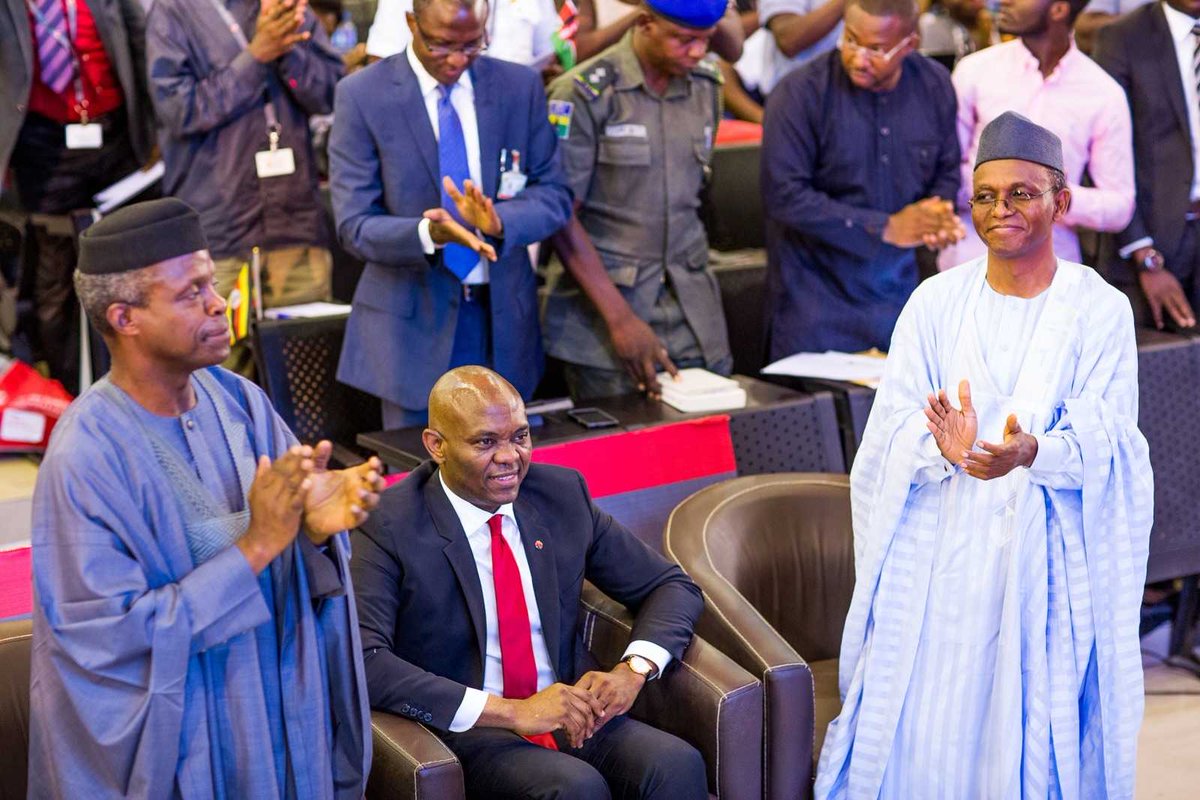 TonyOElumelu's tweet photo. A great day for #Africa .The applause belongs to the @TonyElumeluFDN #Entrepreneurs #TEEP @elrufai @profosinbajo http://t.co/SzwmtVMOq4