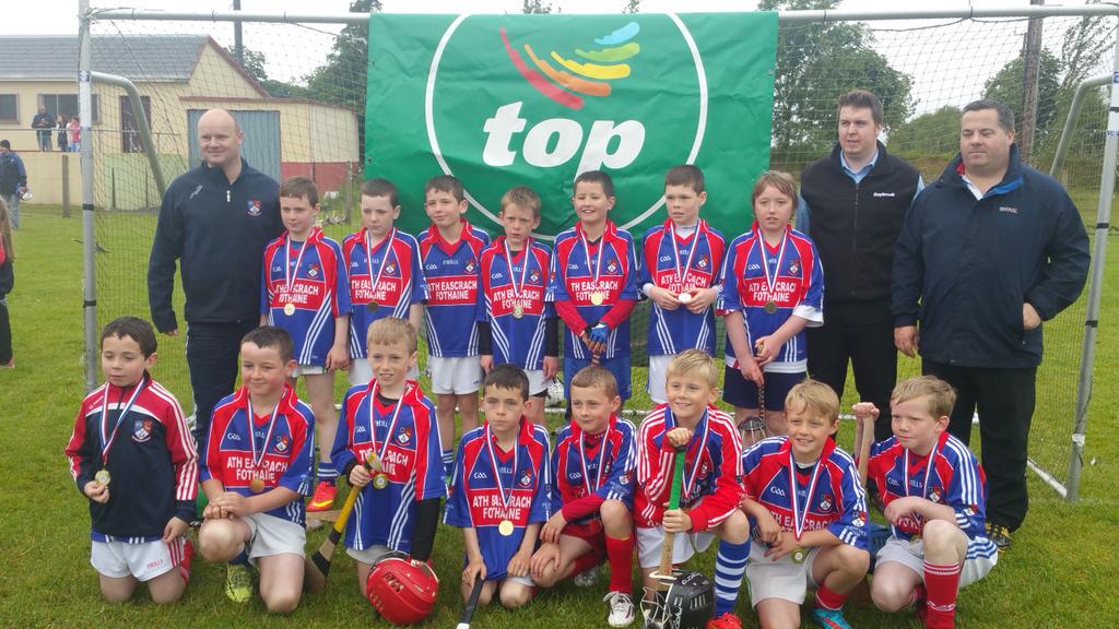 Congrats @Clough_Bcolla winners of U10 tournament defeating the host club <a href="/AhasFohGAA/">AhascraghFohenaghGAA</a> in the "A" Final today.
