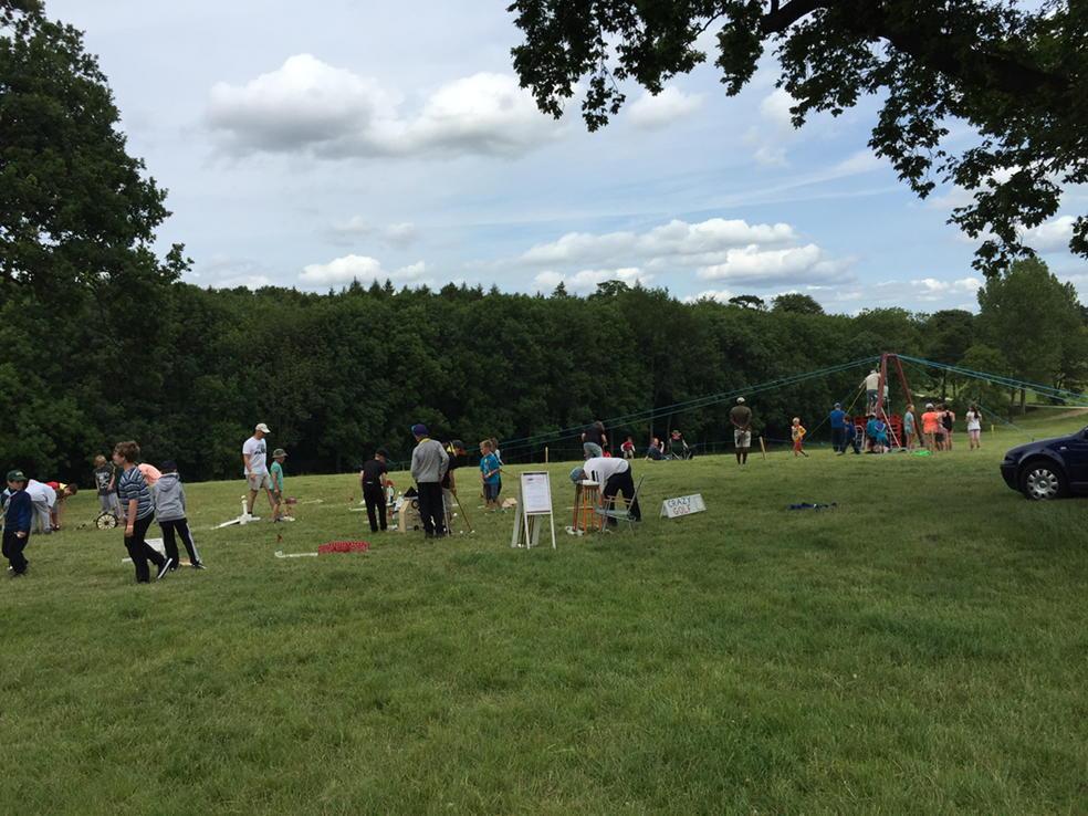 Wow. Crazy golf is popular! #great adventure