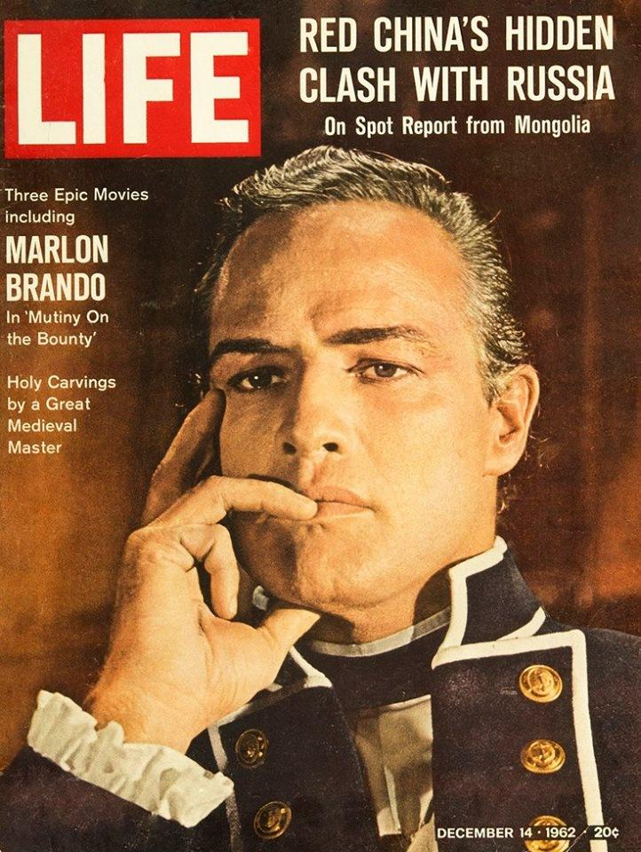 INNImagazine's tweet photo. HISTORICAL COVERS #Life #LifeMagazine #Life1962 #MarlonBrando #MutinyontheBounty #LifeVintage #LifeCovers http://t.co/FFeDVotpw8