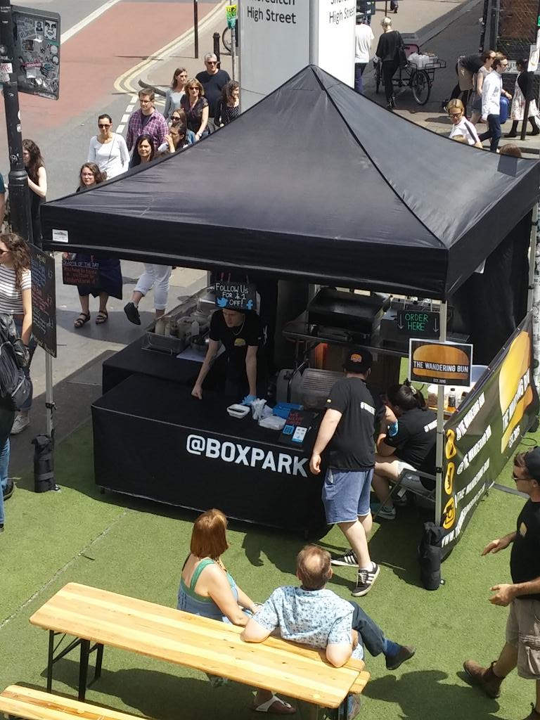 fluxxydub's tweet photo. @thewanderingbun some #awesome #food at #BoxPark  the other day! #Lamb #Bun #Burger #Shoreditch #foodies http://t.co/JBcBBGaYE0