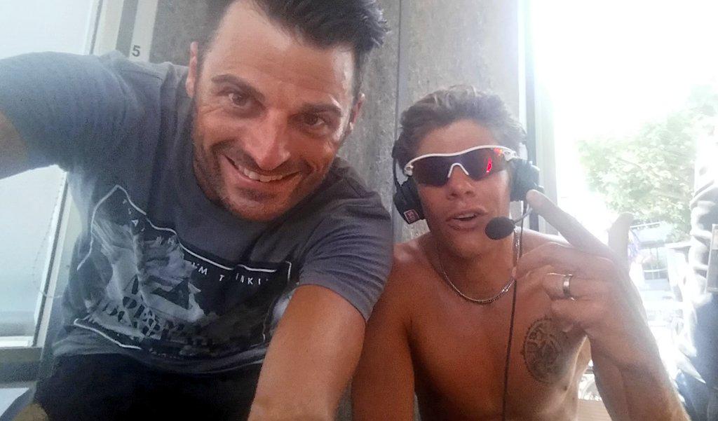 #Champion d'Europe Monsieur <a href="/davhauss/">.</a> merci pour la visite #RTSsports #tropchaud