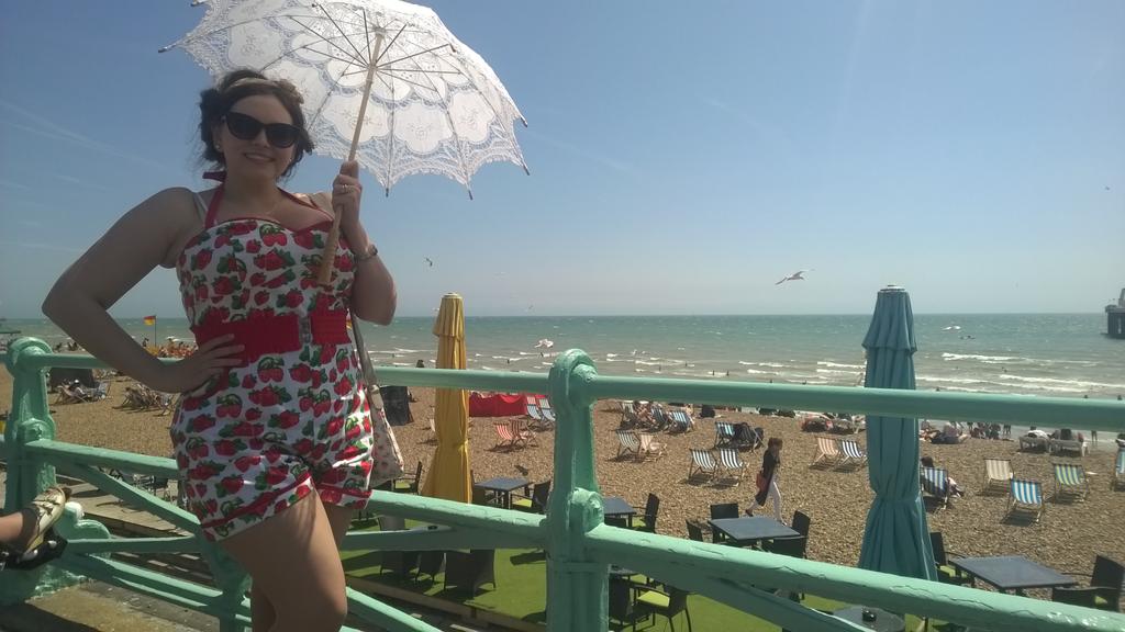 Seaside #playsuit #beach #sea #Brighton #vintage #pinup http://t.co/P0R1XP1vzs