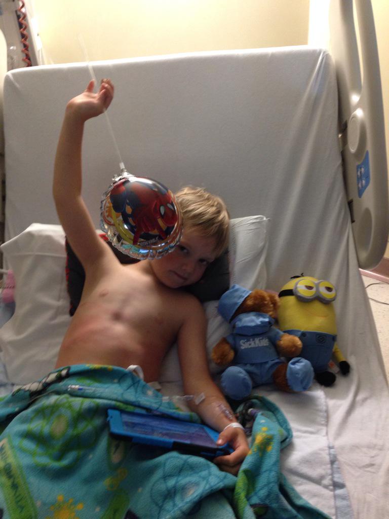 mightystege's tweet image. Hey @blawrie13 - can we get a retweet for a young fan here at Toronto Sick Kids from his favorite player? Thx