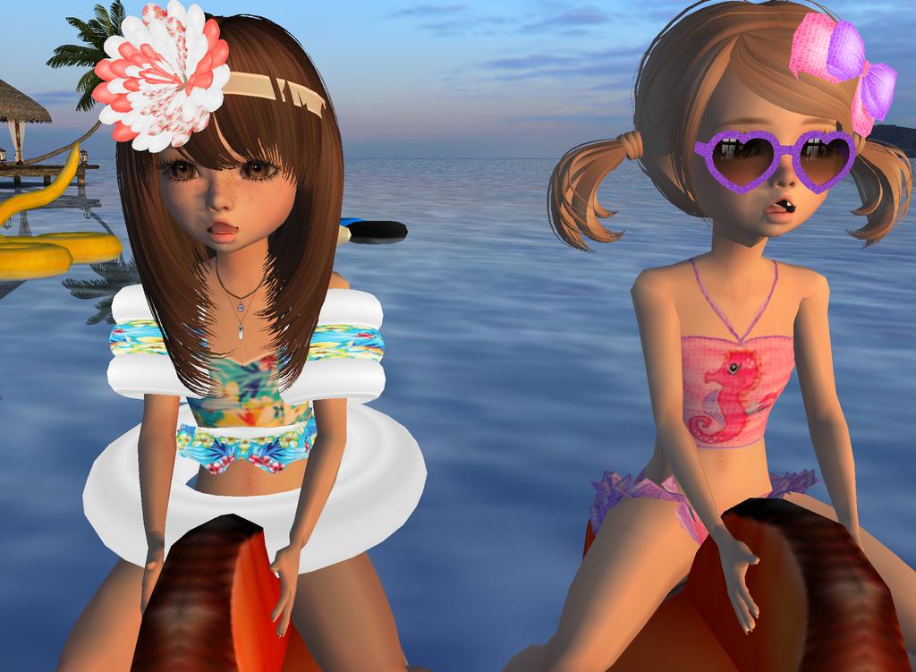 IMVU's tweet image. Are YOU ready to make a splash this weekend? #SplashDash #floatopia #poolparty