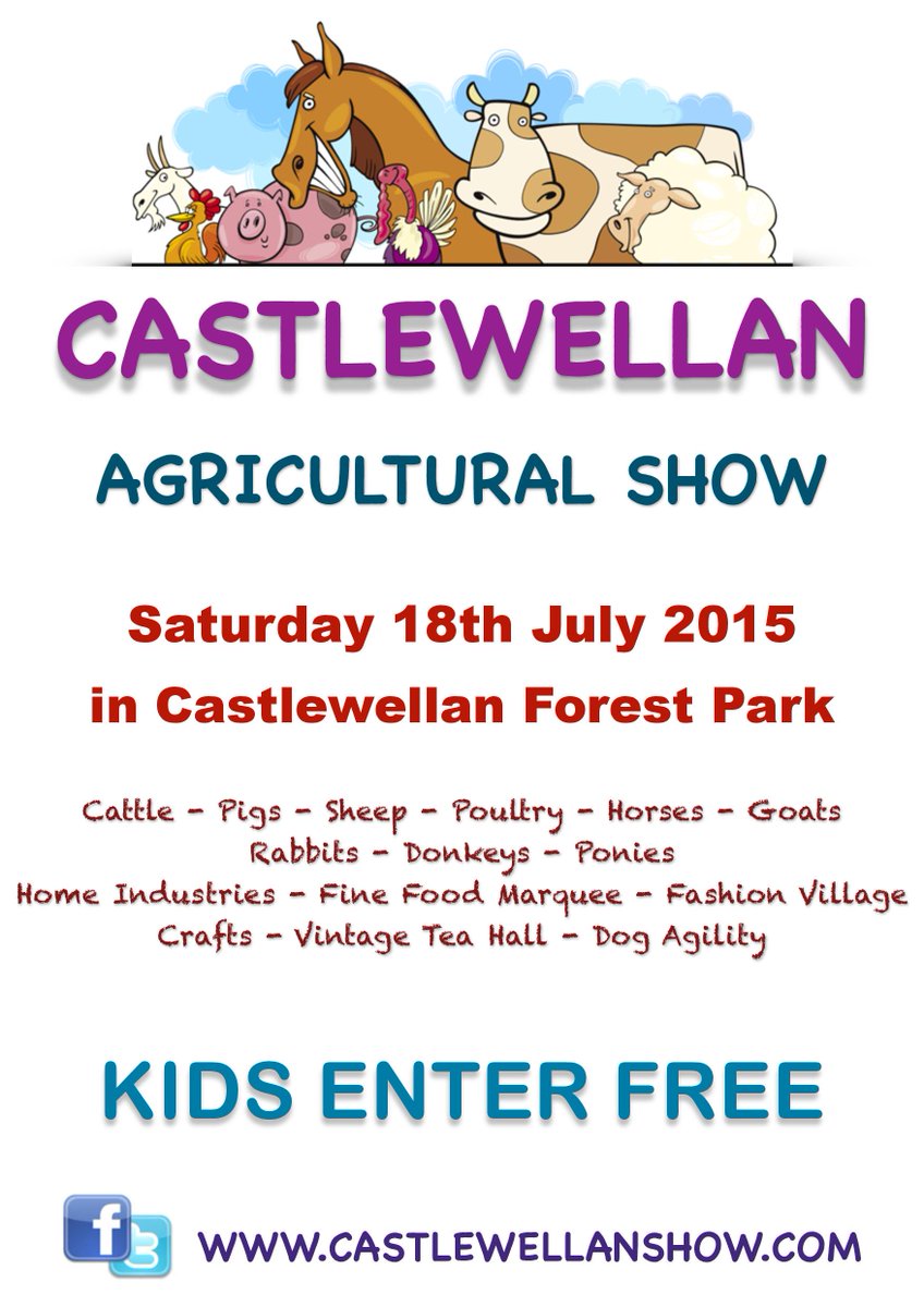 CastlewellanSho's tweet photo. RT to win 2 tickets to Castlewellan Agricultural Show on Sat 18 July - A great day out for all the family. Draw -Thur http://t.co/lqj88Sibyl