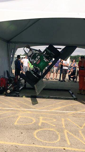 ExeterFS's tweet image. Tilt test passed - kudos to our driver @OllieOCarroll for holding his nerve 👍🏼 #FS2015