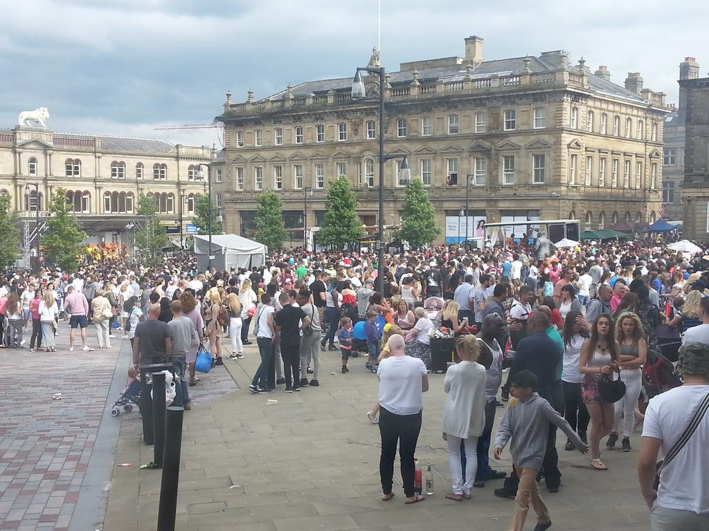 DaTownend's tweet image. Huddersfield carnival in full swing if your not attending keep away town centre mayhem why is it not in the park