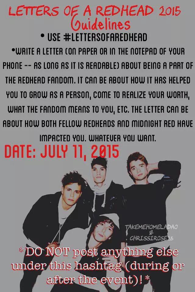 MNRSpain's tweet photo. Reminder of this/ Recuerdo esto #lettersofaredhead I'm gonna do it on my personal, you should participate too! http://t.co/vlpiRtzYFg