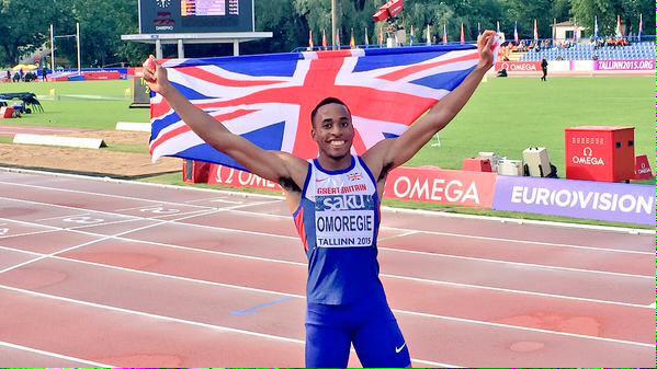 One very happy gold medallist! <a href="/davidomoregie/">Dave</a> Tallinn2015 <a href="/Euro_U23s/">Tallinn 2015</a>