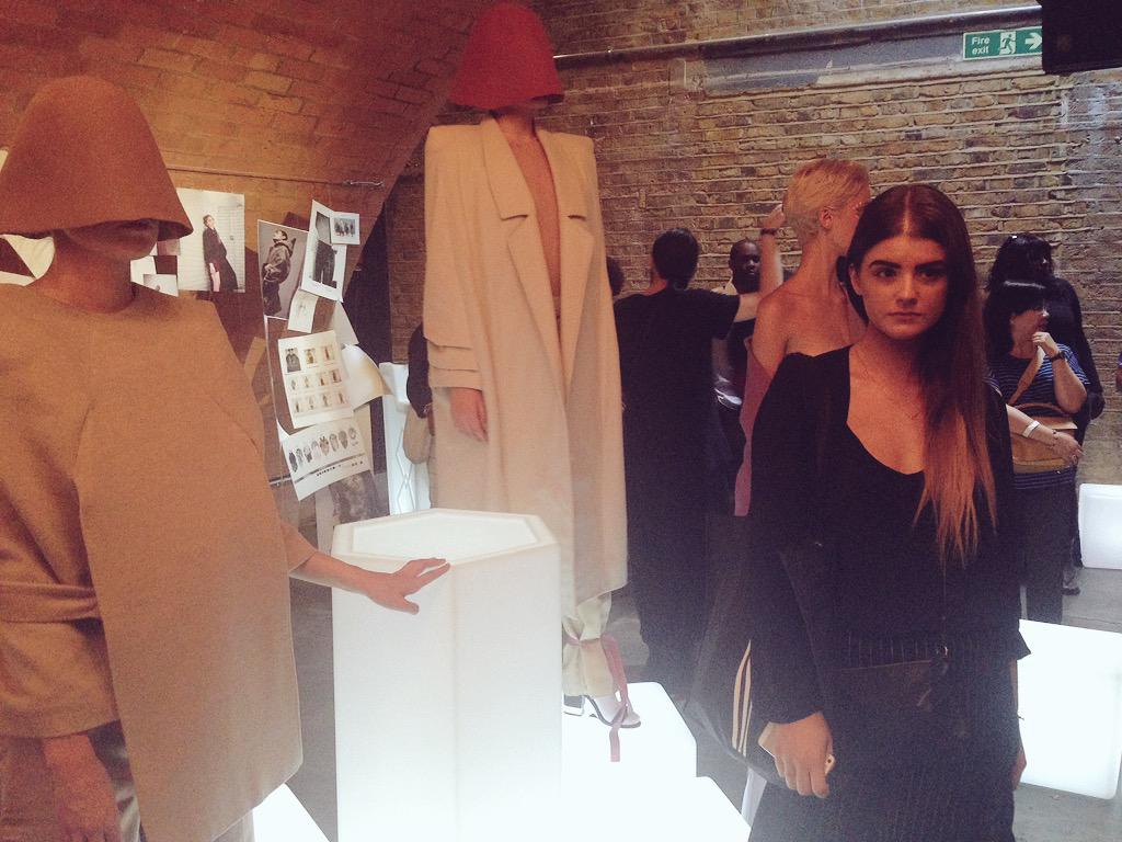 1ndependent16's tweet photo. Bespoke Tailoring graduate @GeorginaHewitt collection today #1dependent15 #heartarts http://t.co/MpCeVVdWYf