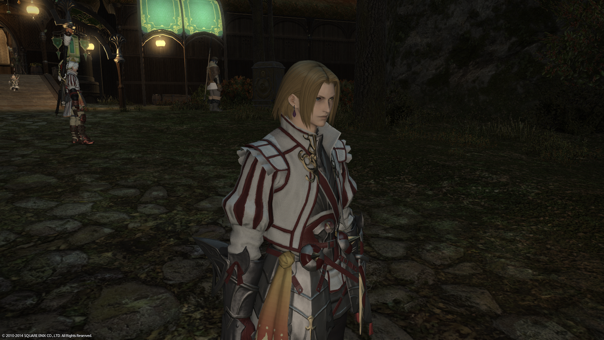 tinyrosette's tweet image. #FinalFantasyXIV 玩了这么久FF14总算是第一次给自己换了个发型……为什么SQUARE ENIX不出一个人类男性低马尾的发型呢，怀念我大航海时代里的造型啊……