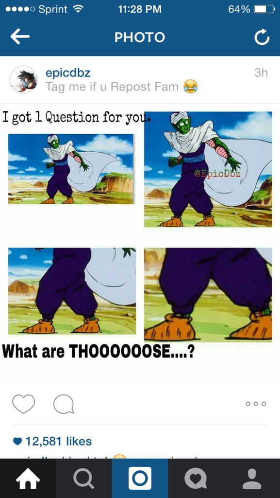 good__bastard's tweet photo. Lmaoo piccolo why 😭😭 http://t.co/8puHngVZQo