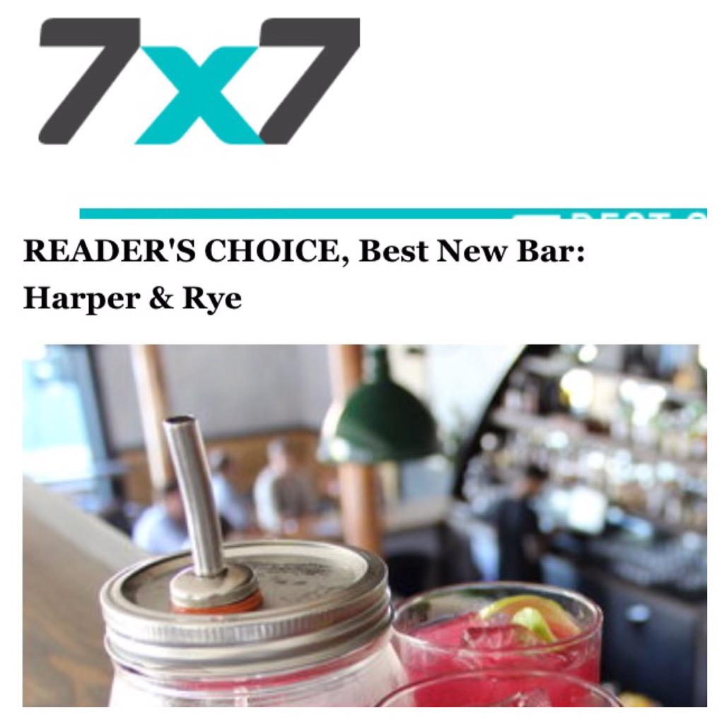 harperandrye's tweet photo. Proud and appreciative of all of you that make @harperandrye what it is.  Thank you all and thank you @7x7 http://t.co/EO09zEONmH